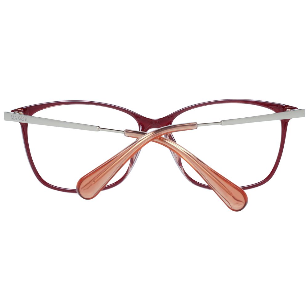 Max & Co Burgundy Women Optical Frames - DEA STILOSA MILANO