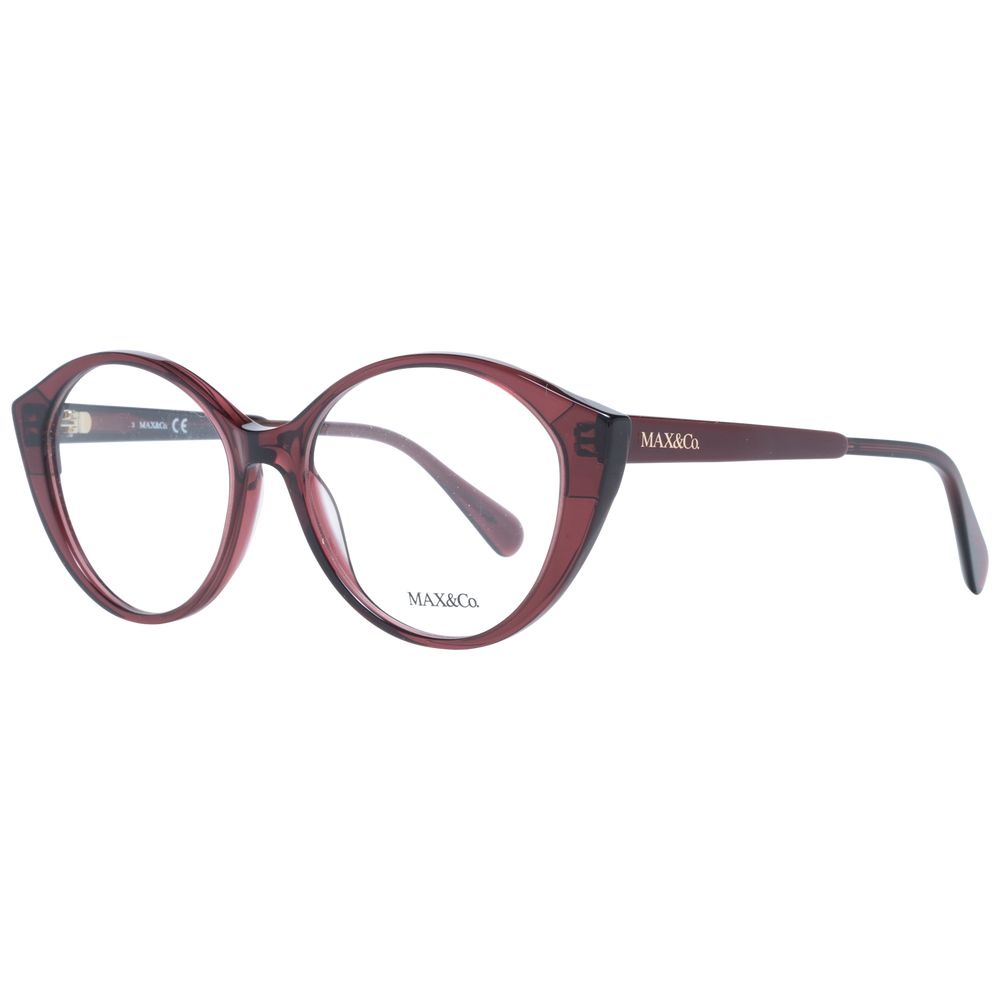 Max & Co Burgundy Women Optical Frames - DEA STILOSA MILANO