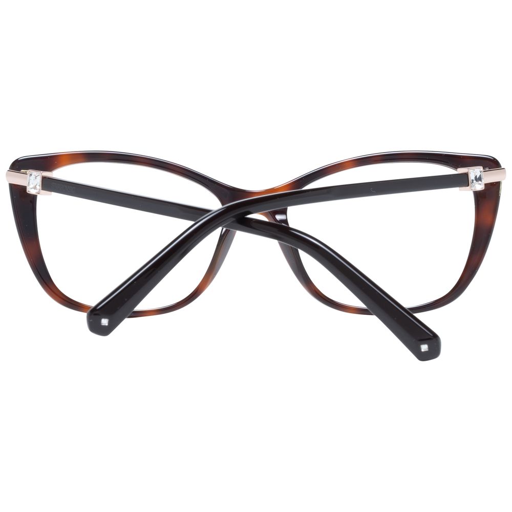 Swarovski Brown Women Optical Frames - DEA STILOSA MILANO