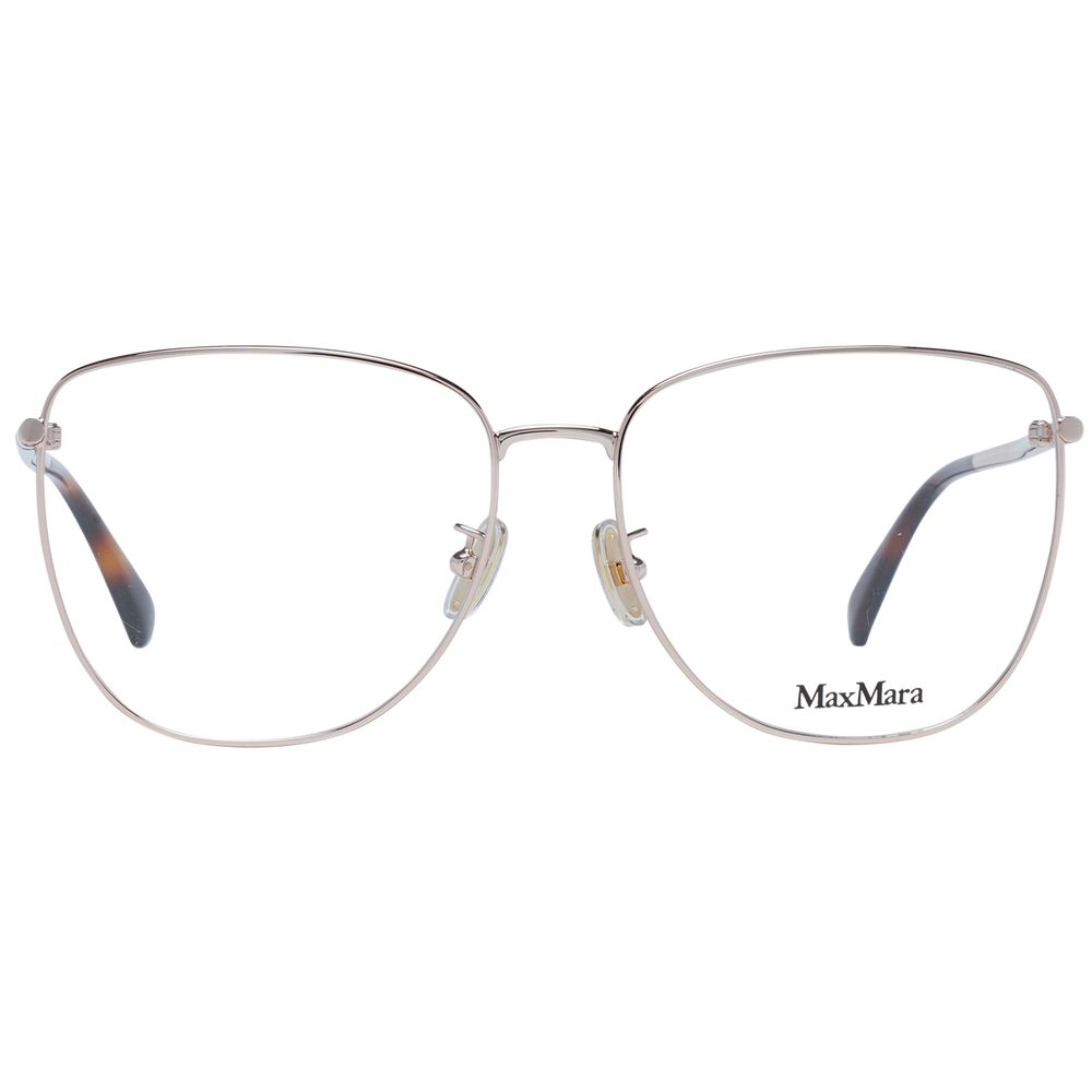 Max Mara Rose Gold Women Optical Frames - DEA STILOSA MILANO