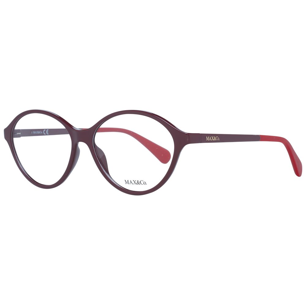 Max & Co Burgundy Women Optical Frames - DEA STILOSA MILANO