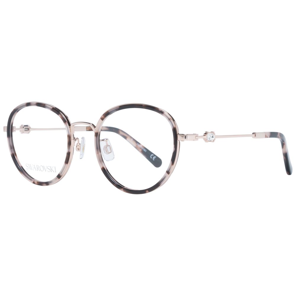 Swarovski Rose Gold Women Optical Frames - DEA STILOSA MILANO