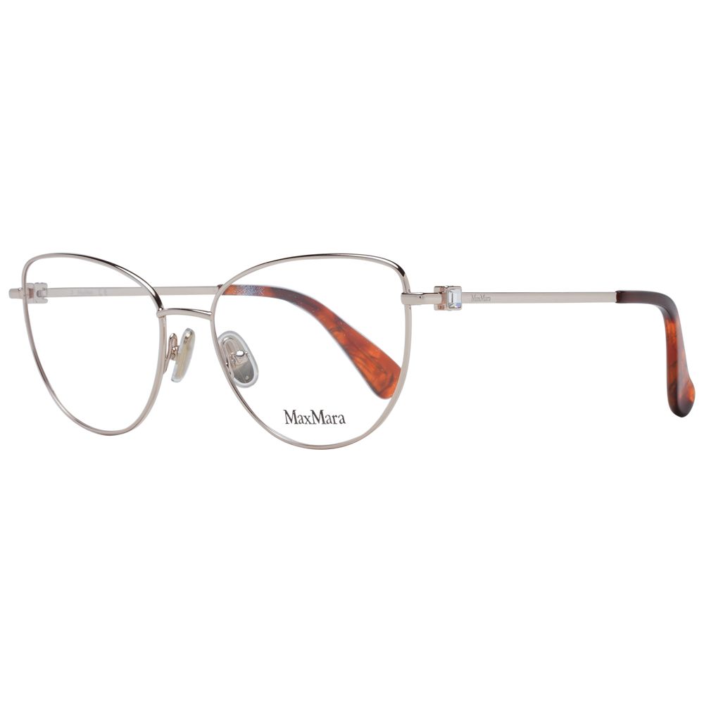 Max Mara Rose Gold Women Optical Frames - DEA STILOSA MILANO
