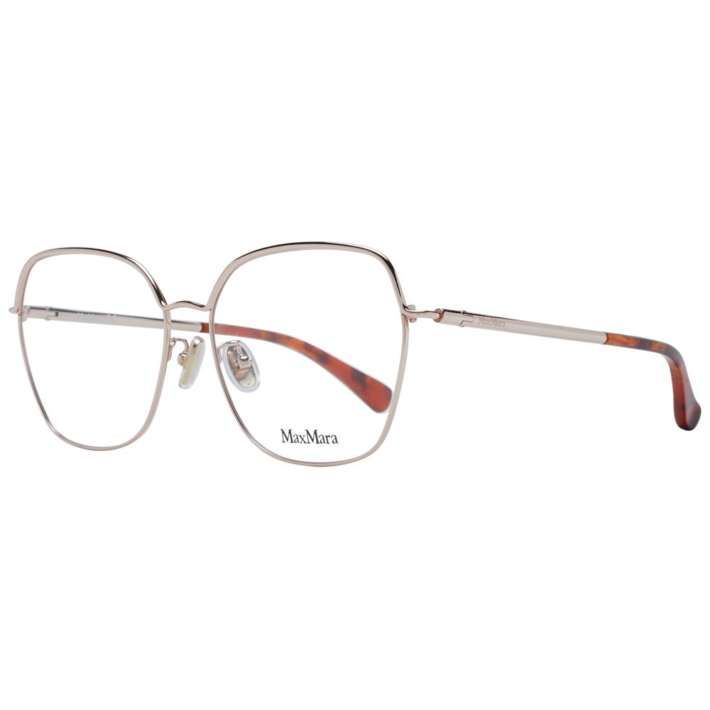 Max Mara Rose Gold Women Optical Frames - DEA STILOSA MILANO