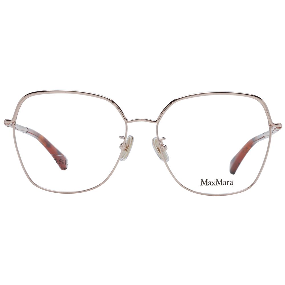 Max Mara Rose Gold Women Optical Frames - DEA STILOSA MILANO