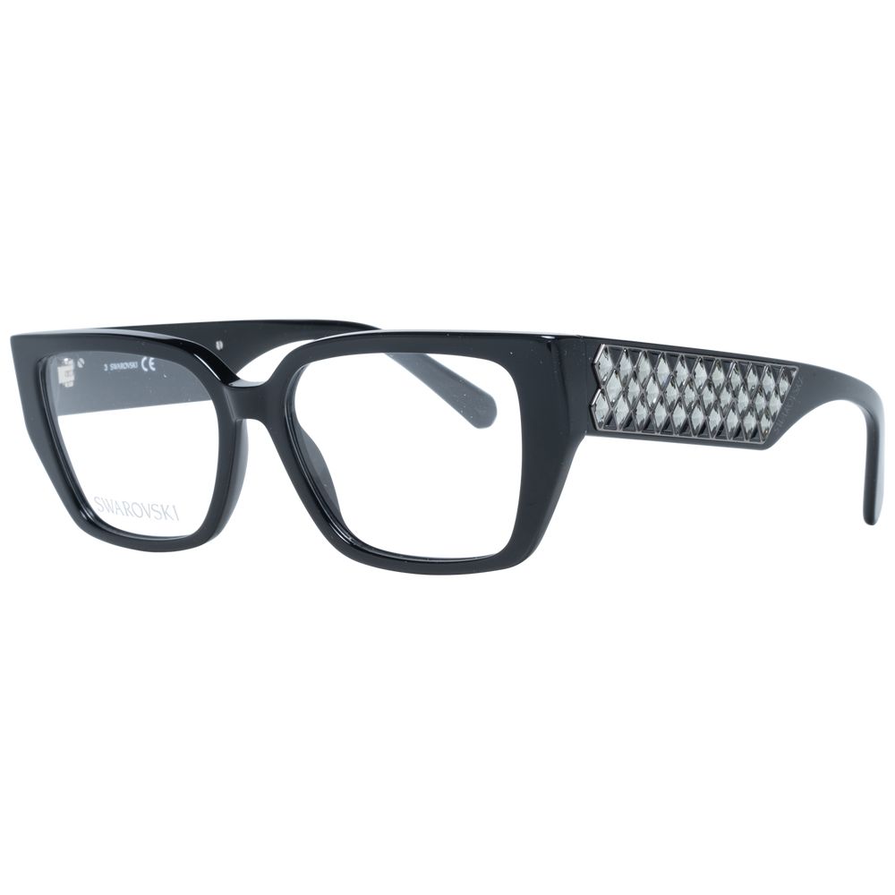 Swarovski Black Women Optical Frames - DEA STILOSA MILANO