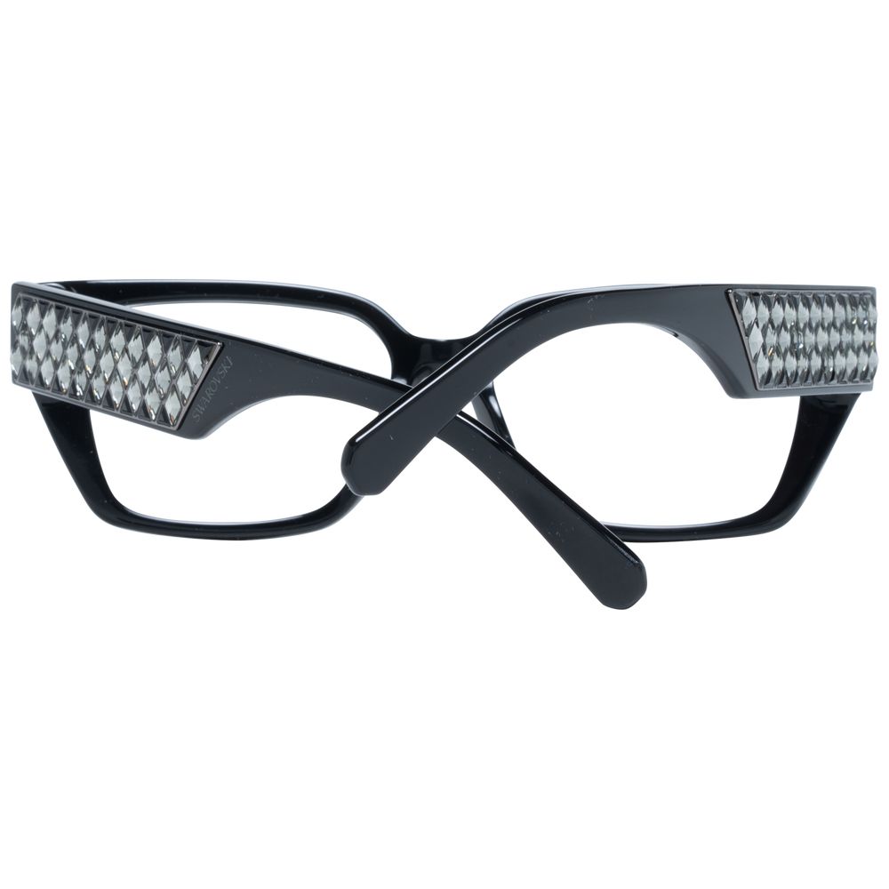 Swarovski Black Women Optical Frames - DEA STILOSA MILANO