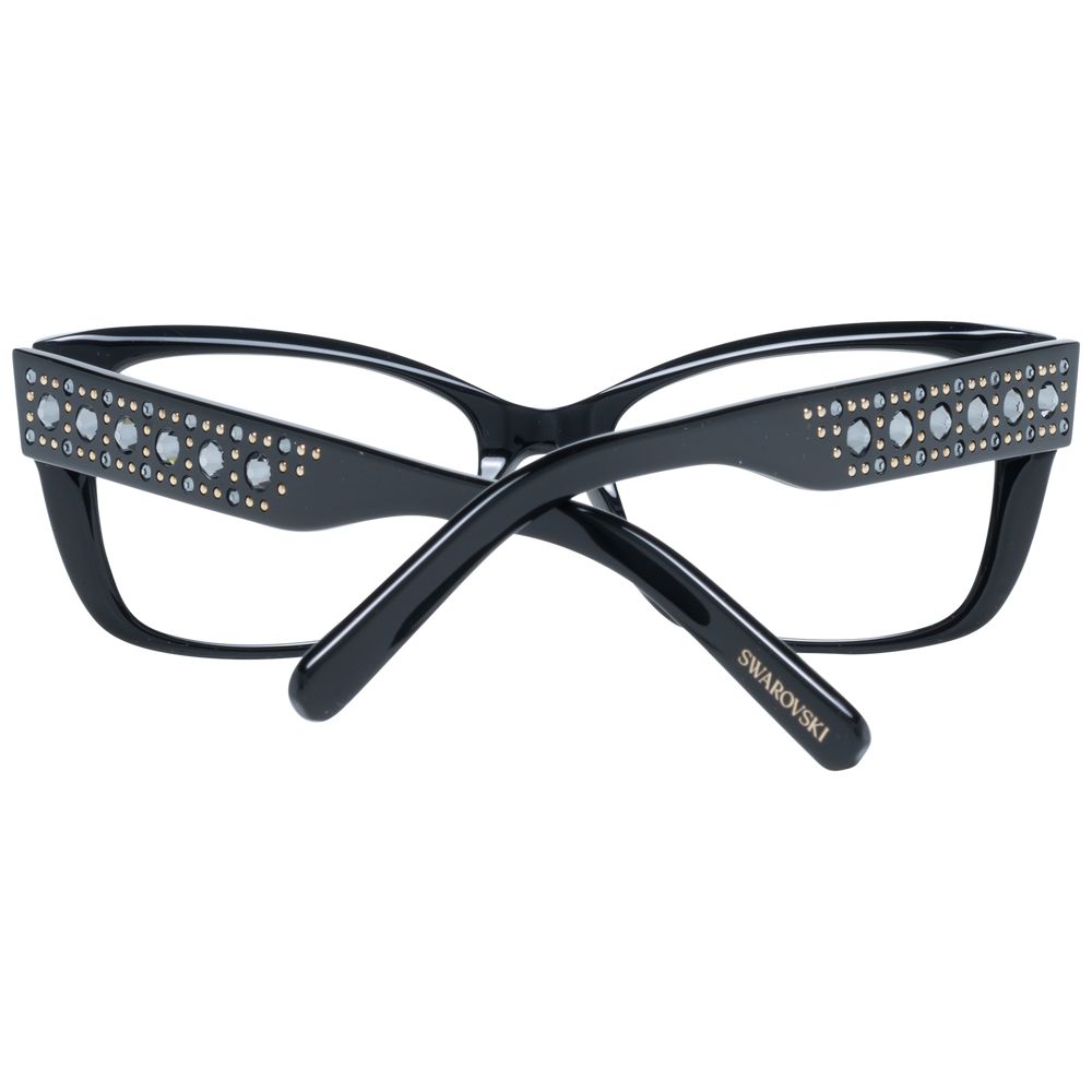 Swarovski Black Women Optical Frames - DEA STILOSA MILANO