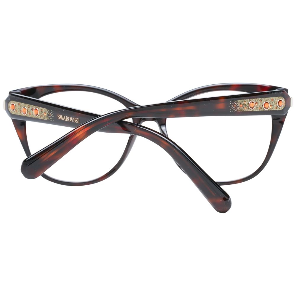 Swarovski Brown Women Optical Frames - DEA STILOSA MILANO