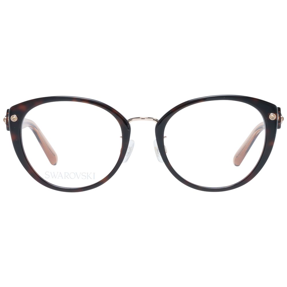 Swarovski Brown Women Optical Frames - DEA STILOSA MILANO