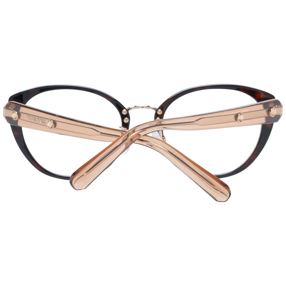 Swarovski Brown Women Optical Frames - DEA STILOSA MILANO