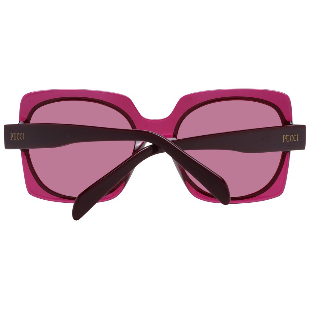 Emilio Pucci Burgundy Women Sunglasses - DEA STILOSA MILANO