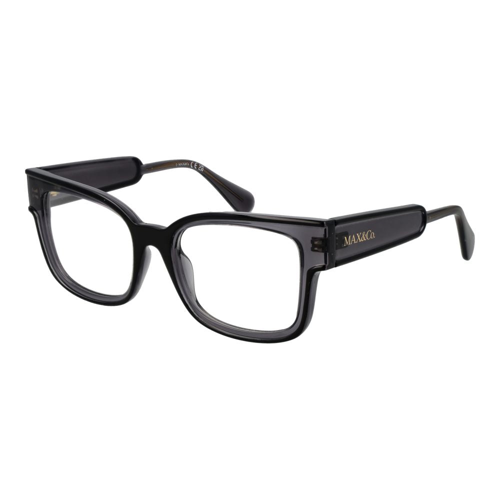Max & Co Black Stainless Steel Glasses (Frames)