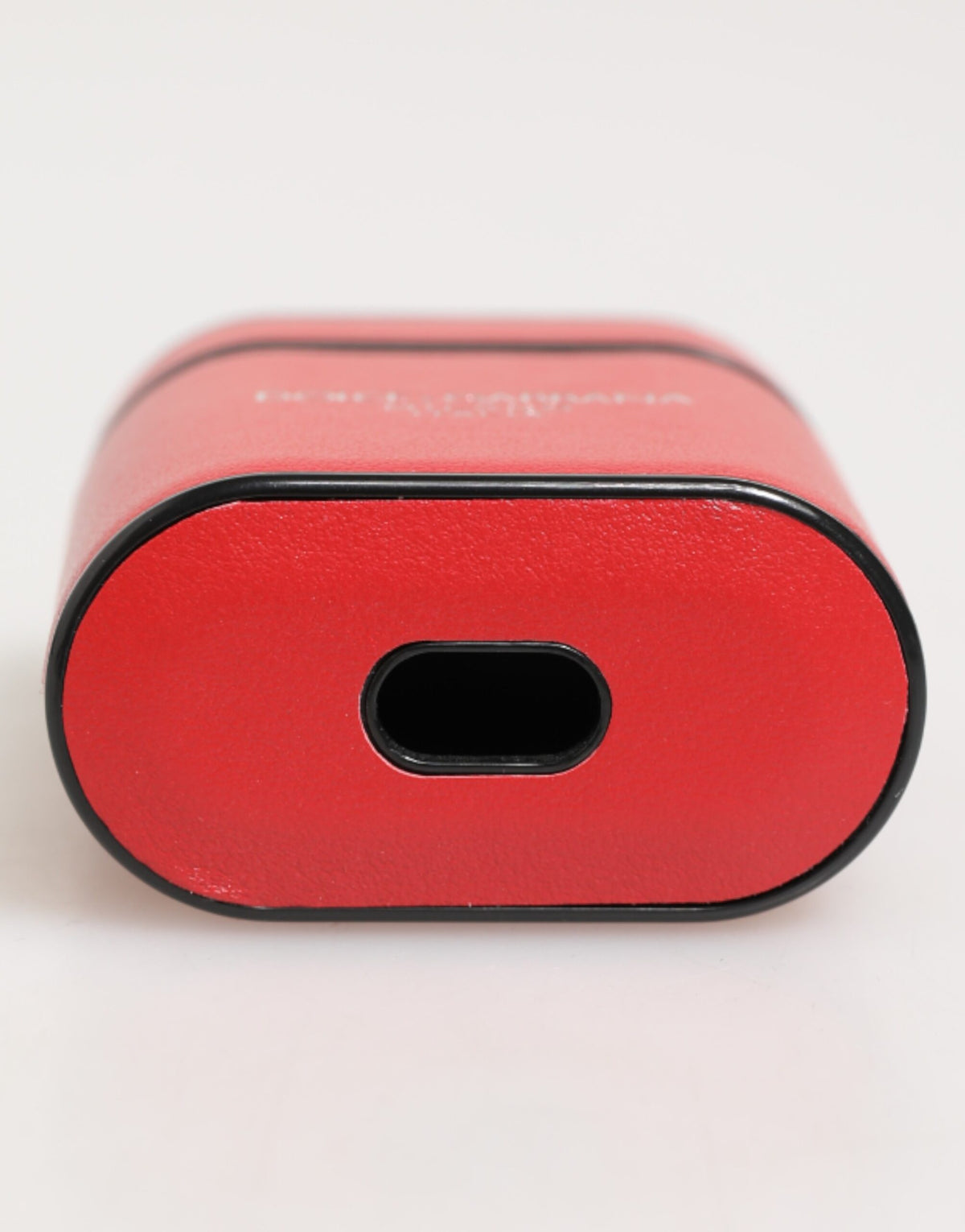 Indulge in the exquisite Dolce & Gabbana Red White Calfskin Leather Logo Flip Holder Airpods Case, a luxurious blend of Italian craftsmanship and timeless elegance.