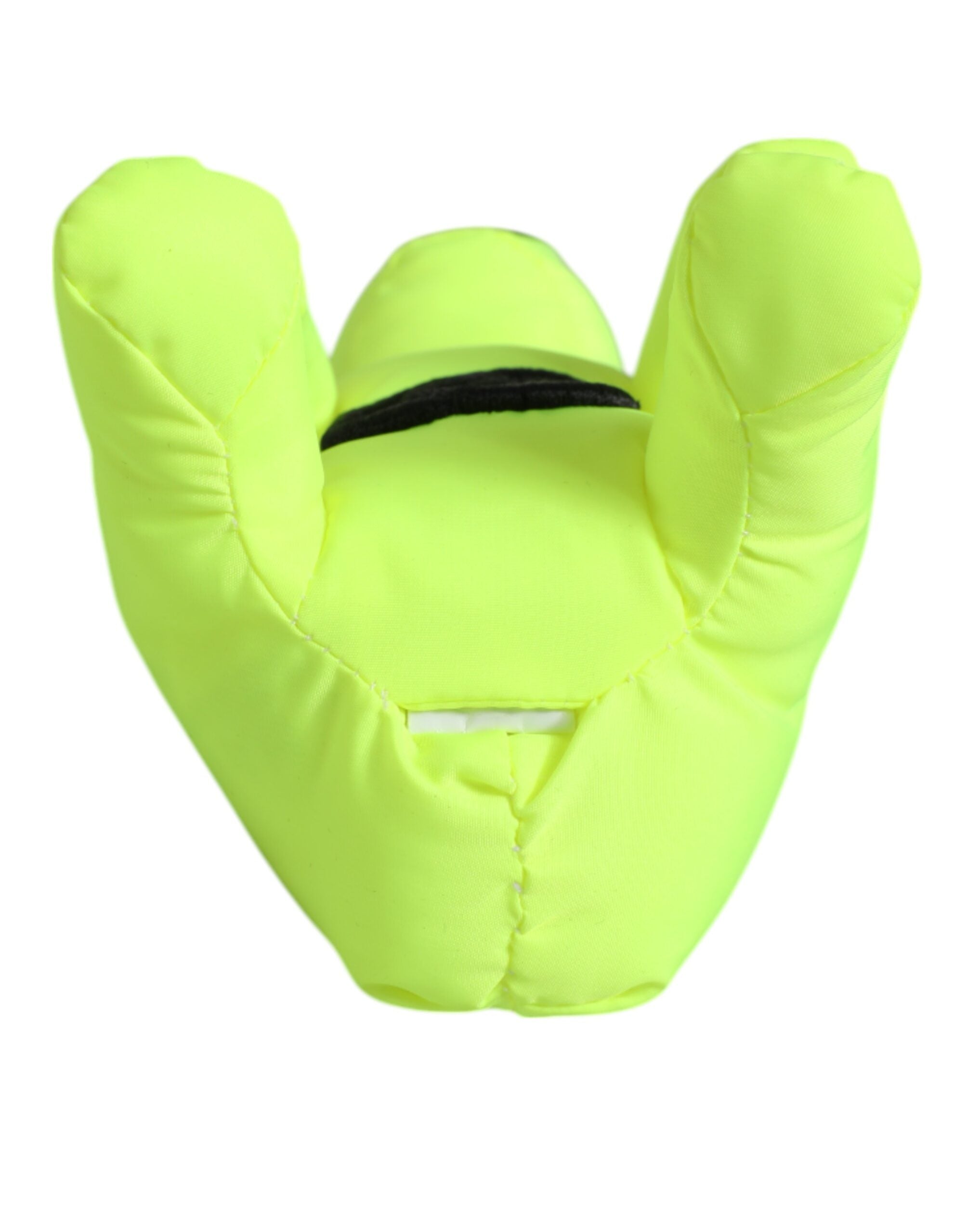 Dolce & Gabbana Neon Green Bear Embroidered Logo Men Keychain Clasp Keyring