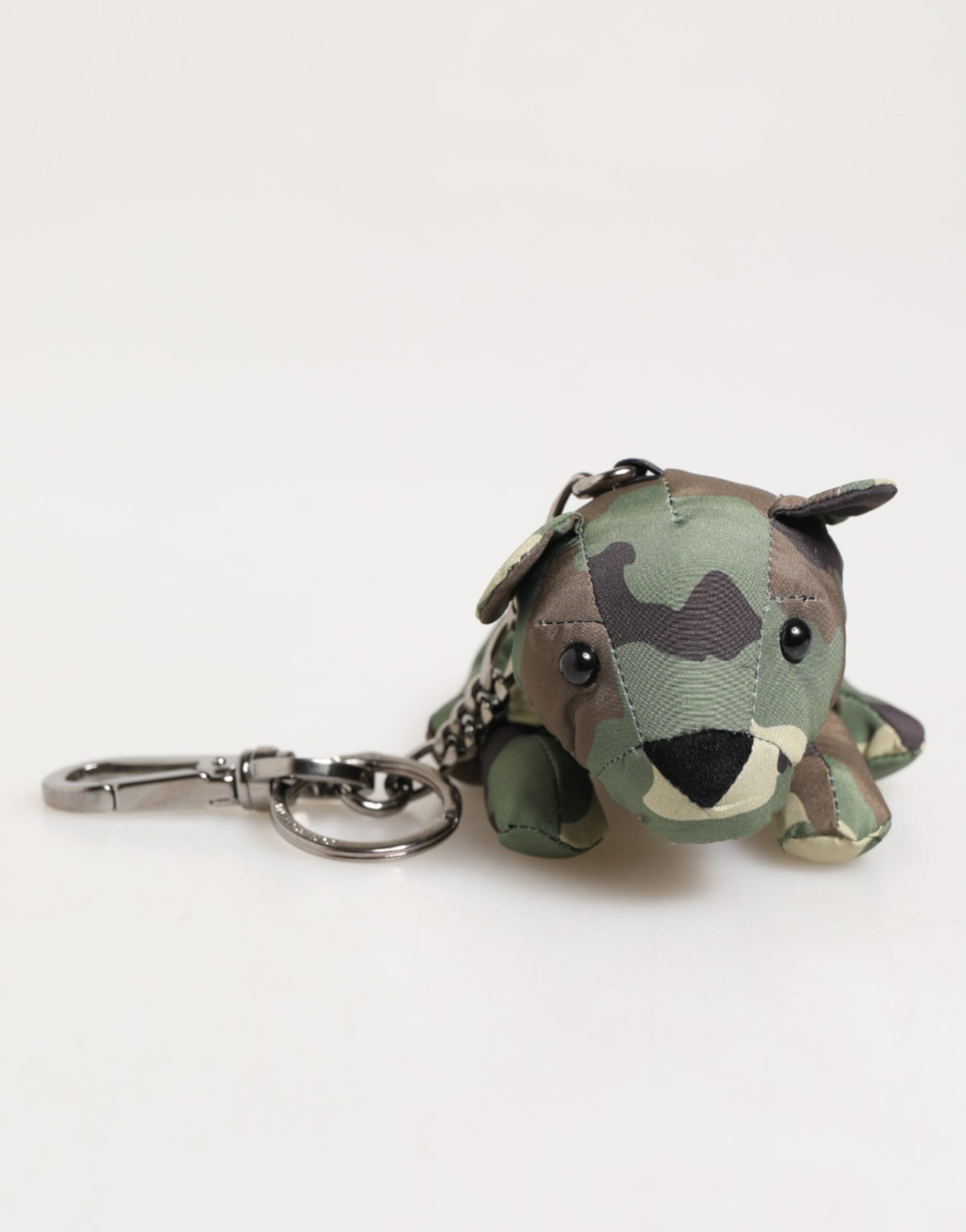 Elevate your accessory collection with the Dolce & Gabbana Camouflage Multicolor Animal Silhouette Keychain, a luxurious blend of artistry and Italian craftsmanship.