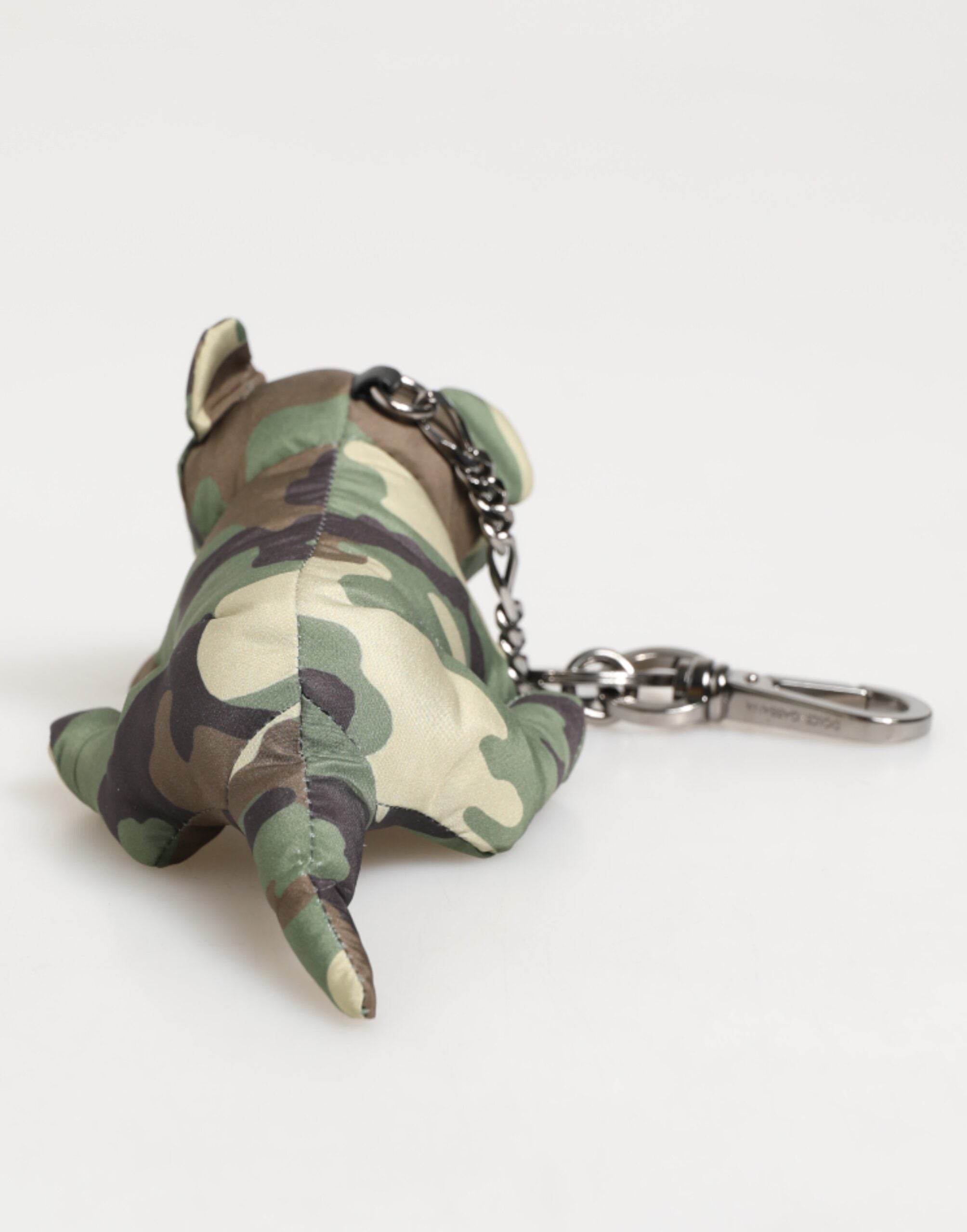 Elevate your accessory game with the Dolce & Gabbana Camouflage Multicolor Animal Silhouette Keychain, a luxurious blend of artistry and Italian craftsmanship, perfect for the discerning individual.