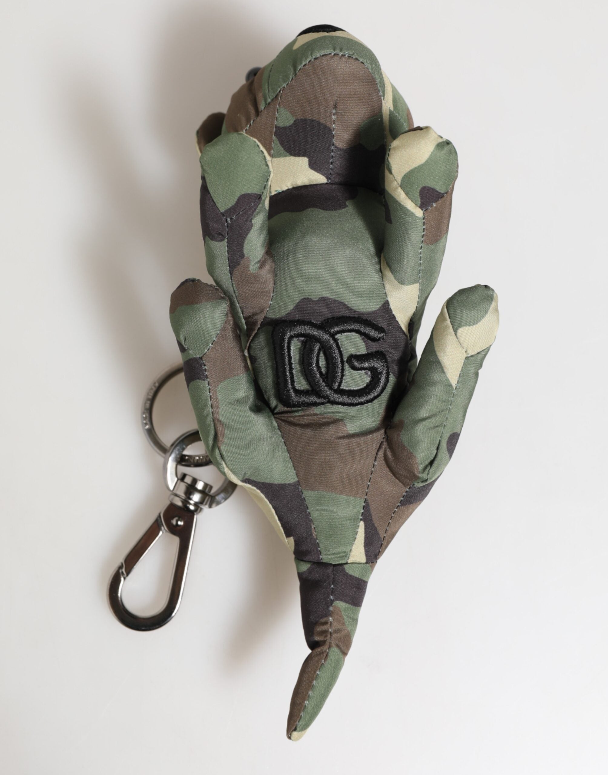 Elevate your style with the Dolce & Gabbana Camouflage Multicolor Animal Silhouette Keychain, a luxurious blend of artistry and Italian craftsmanship, perfect for the discerning individual.
