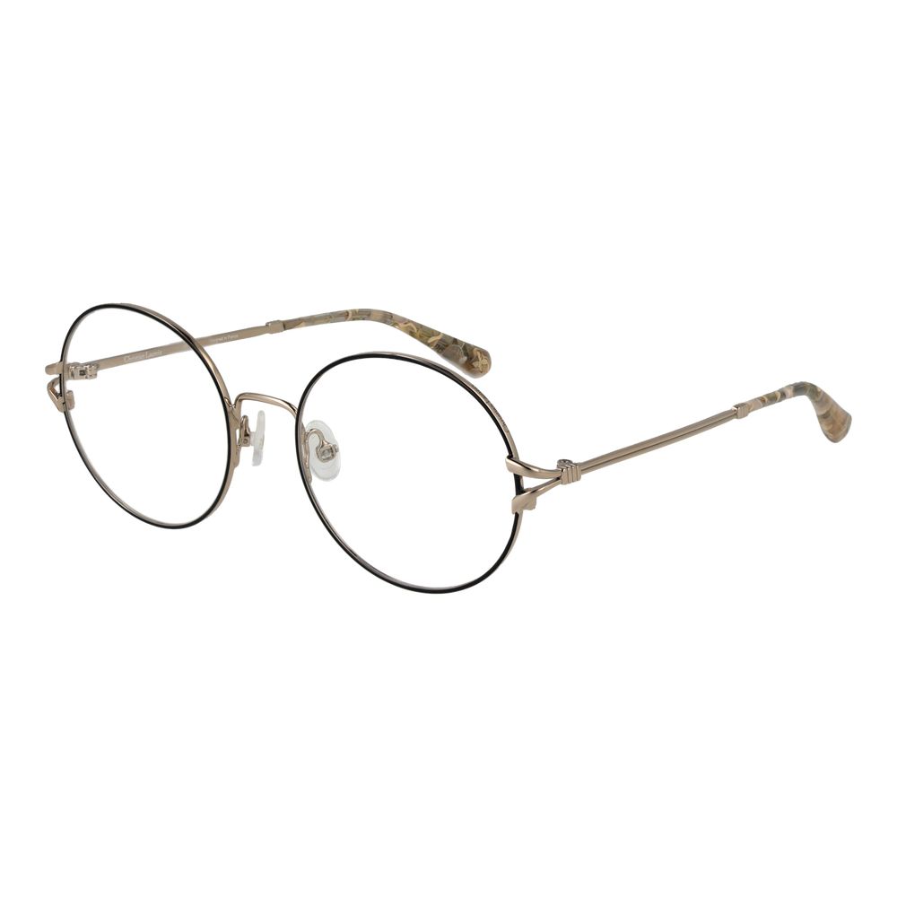 Christian Lacroix Beige Metal Glasses – Designer Timeless Elegance