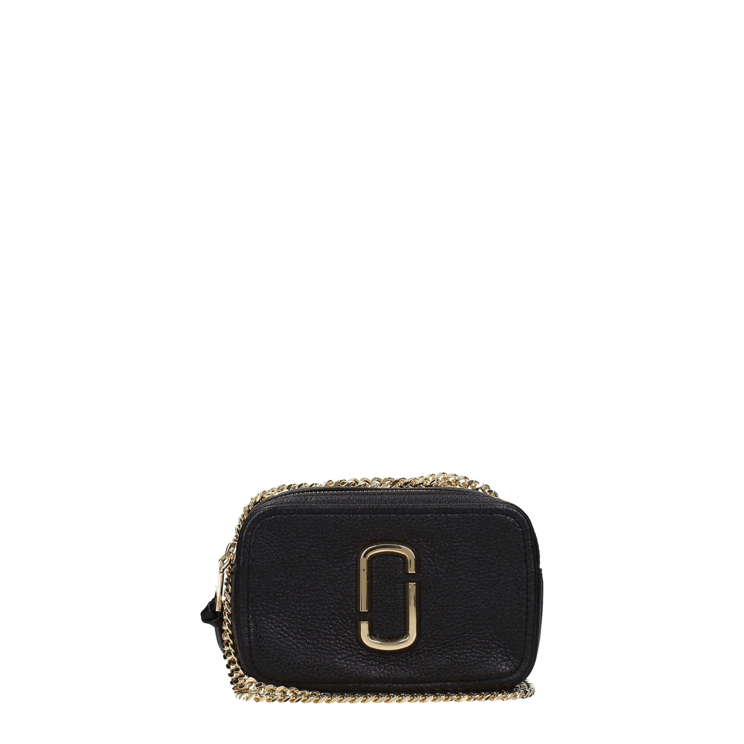 Experience the epitome of luxury with the Marc Jacobs Black Leather Crossbody Bag, a timeless piece crafted from premium leather, perfect for the modern connoisseur.