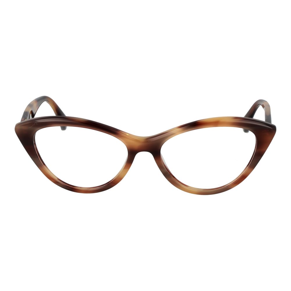 Max Mara Brown Acetate Glasses - Exquisite Cat-Eye Elegance