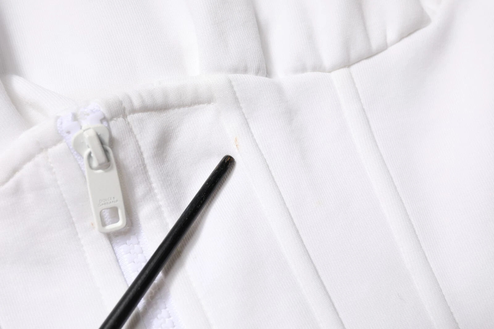 Dolce & Gabbana White Corset Stretch Cotton Top T-shirt