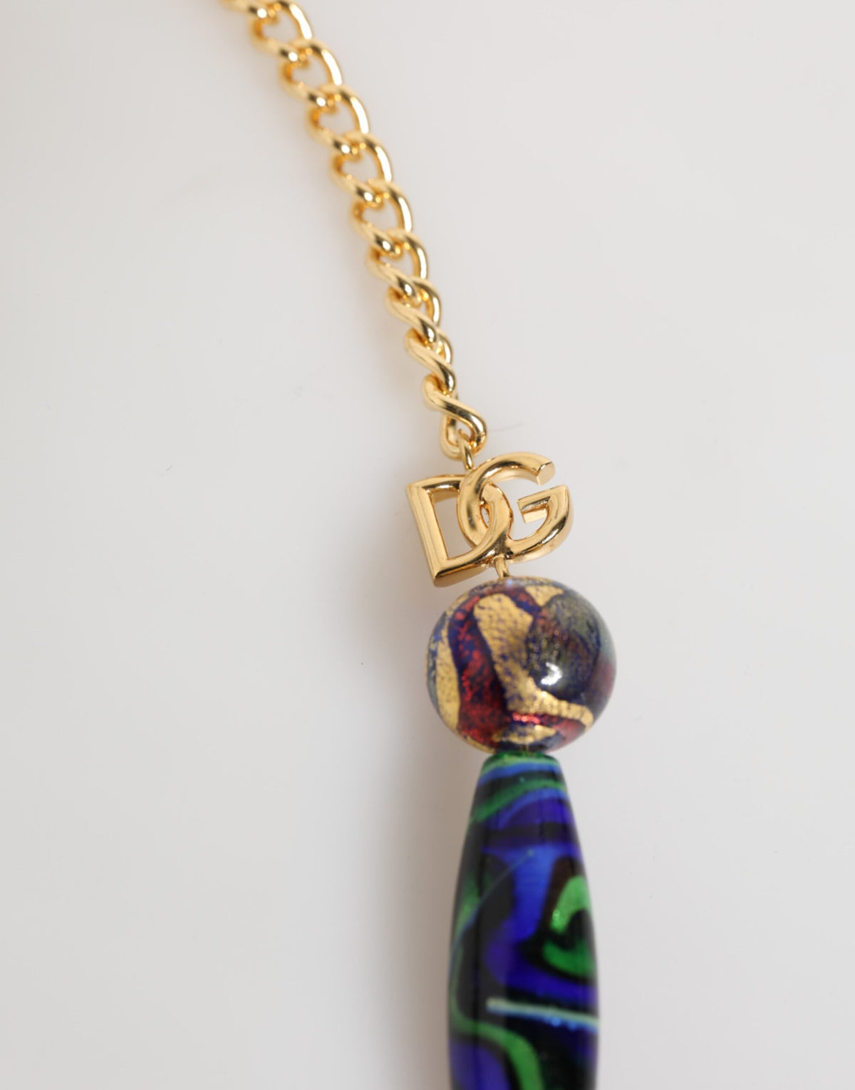 Indulge in the exquisite Dolce & Gabbana Multicolor Murano Glass Beads Necklace, a testament to Italian craftsmanship that elevates your elegance and allure.