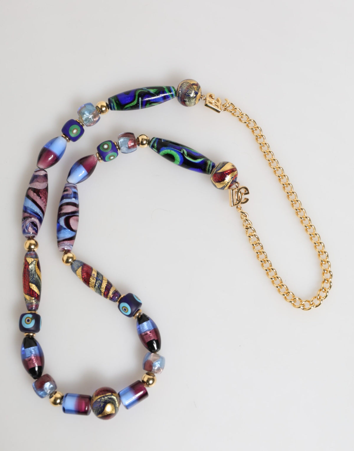 Discover the Dolce & Gabbana Multicolor Murano Glass Beads Necklace, a luxurious statement of artisanal elegance, crafted from exquisite materials to elevate your allure.