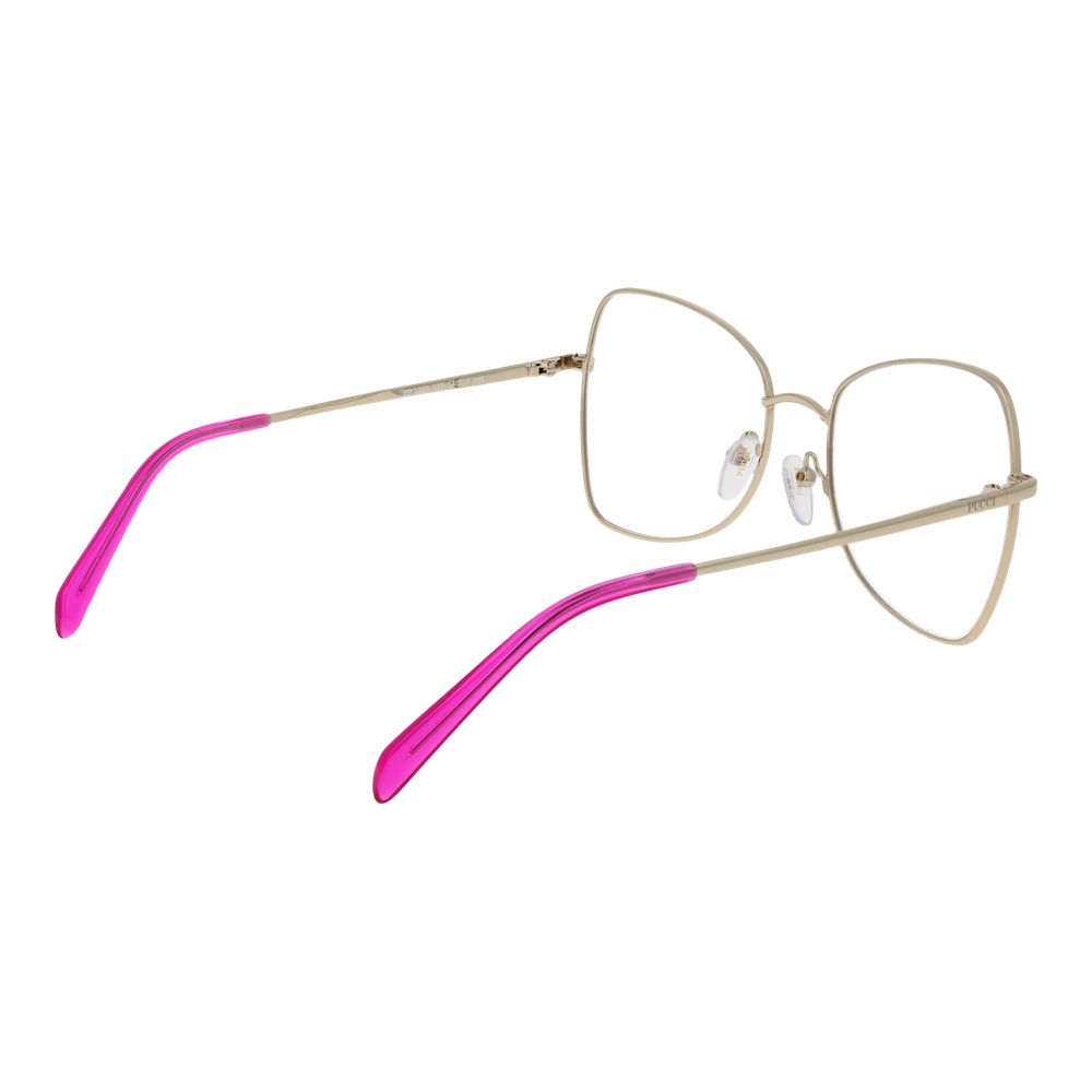 Elevate your style with Emilio Pucci's Multicolor Metal Glasses, where exquisite craftsmanship meets timeless elegance, perfect for the discerning individual.