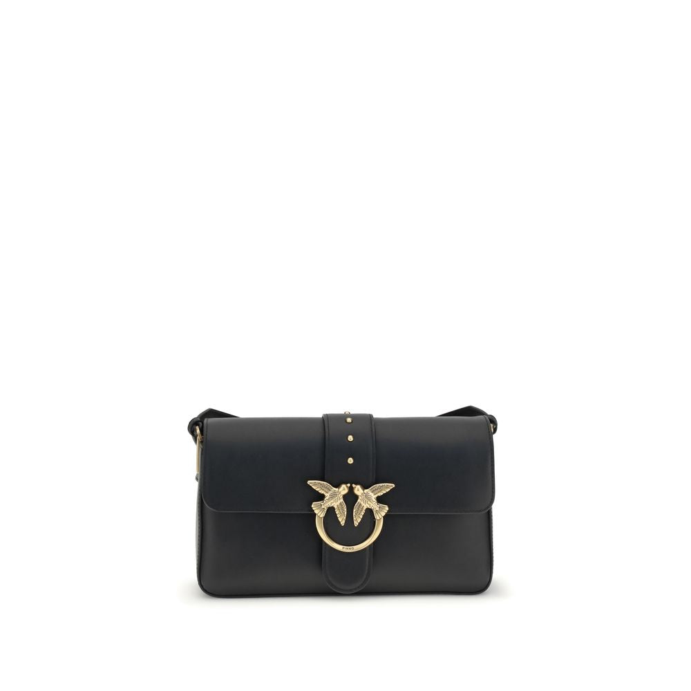 PINKO Black Calf Leather Bos Taurus Wallet – Artisanal Luxury