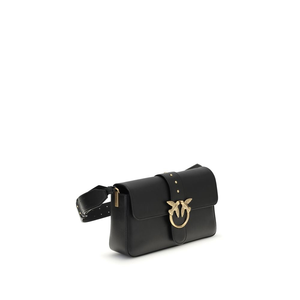 PINKO Black Calf Leather Bos Taurus Wallet – Artisanal Luxury