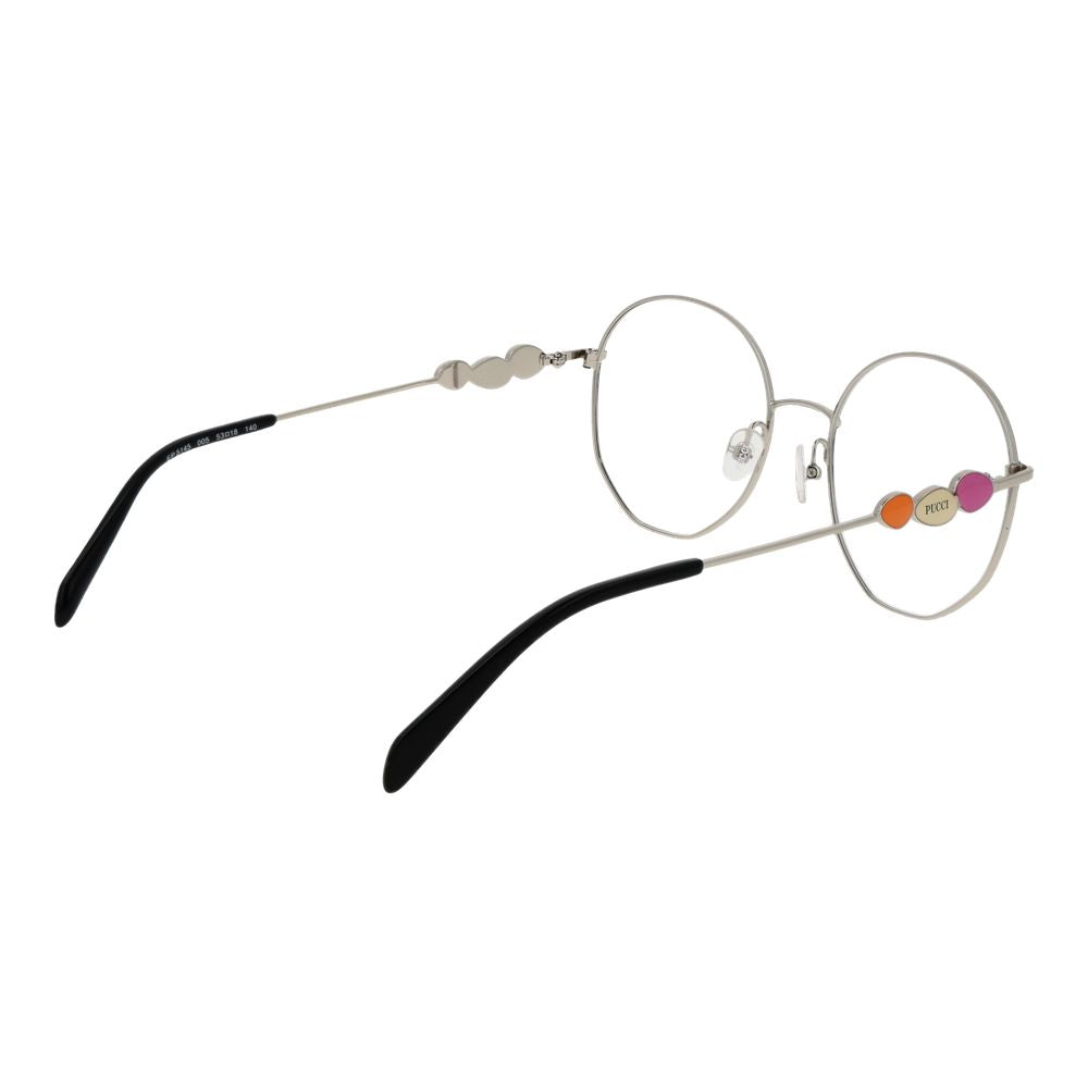 Emilio Pucci Black Metal Glasses - Timeless Luxury Frames