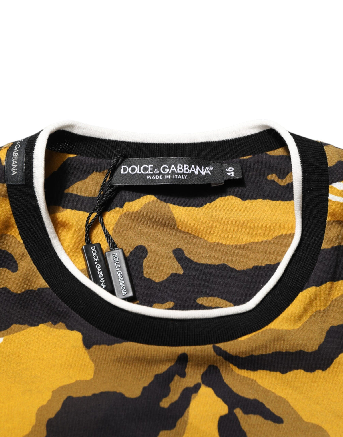 Dolce & Gabbana Multicolor Leopard Palm Leaf T-shirt - Luxury Fashion