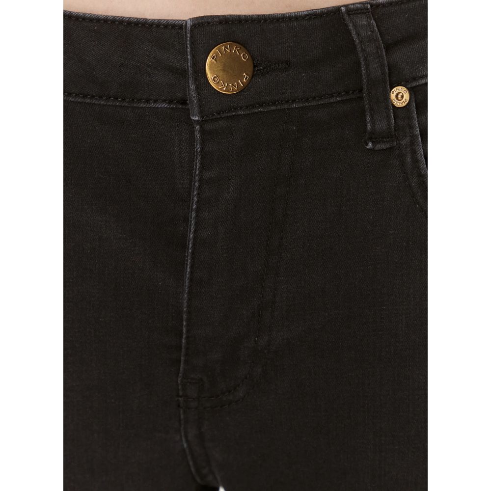 PINKO Black Cotton Jeans & Pant