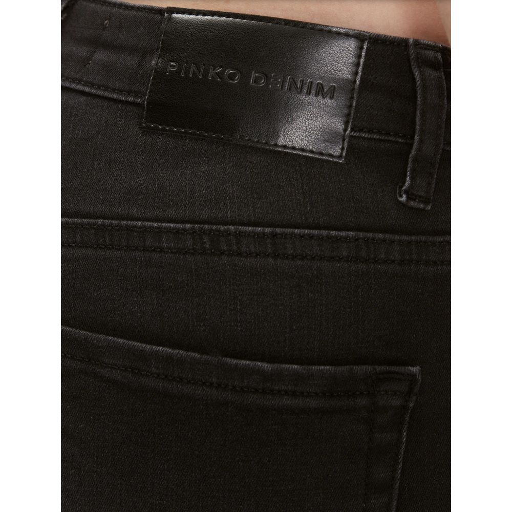 PINKO Black Cotton Jeans & Pant