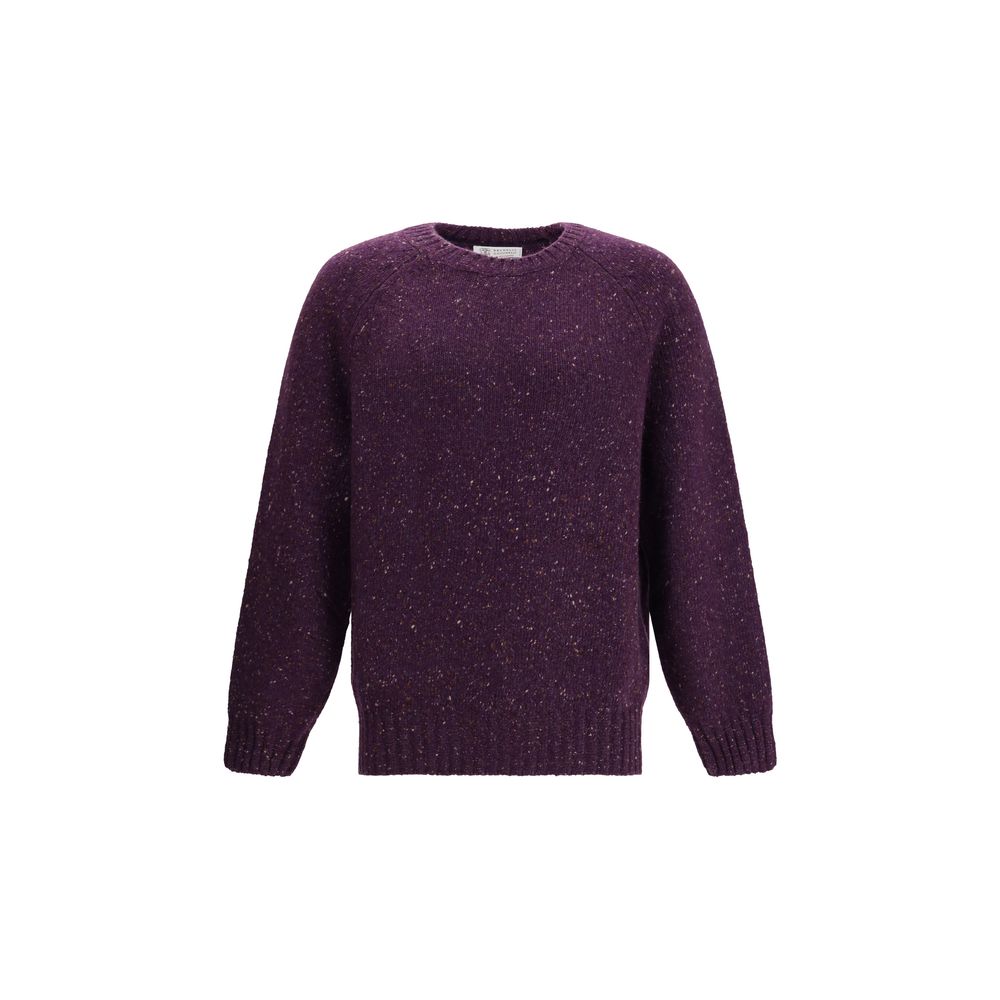 Brunello Cucinelli multicolor cashmere sweatshirt front view
