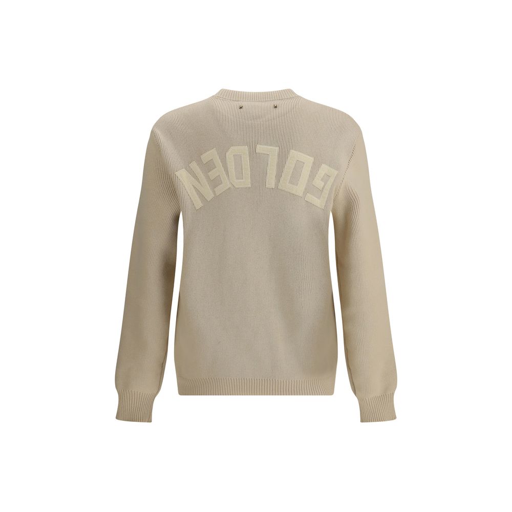 Golden Goose Beige Cotton Sweatshirt - Artisanal Luxury Redefined