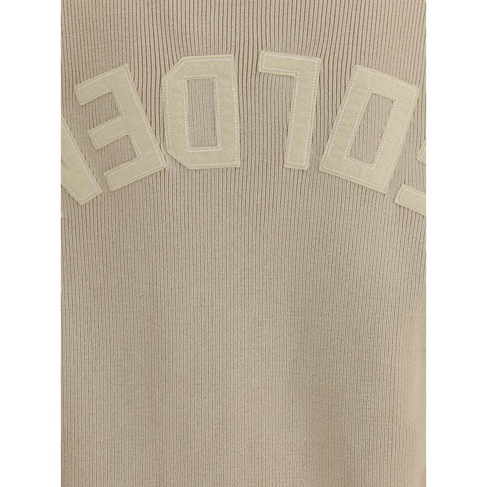 Golden Goose Beige Cotton Sweatshirt - Artisanal Luxury Redefined