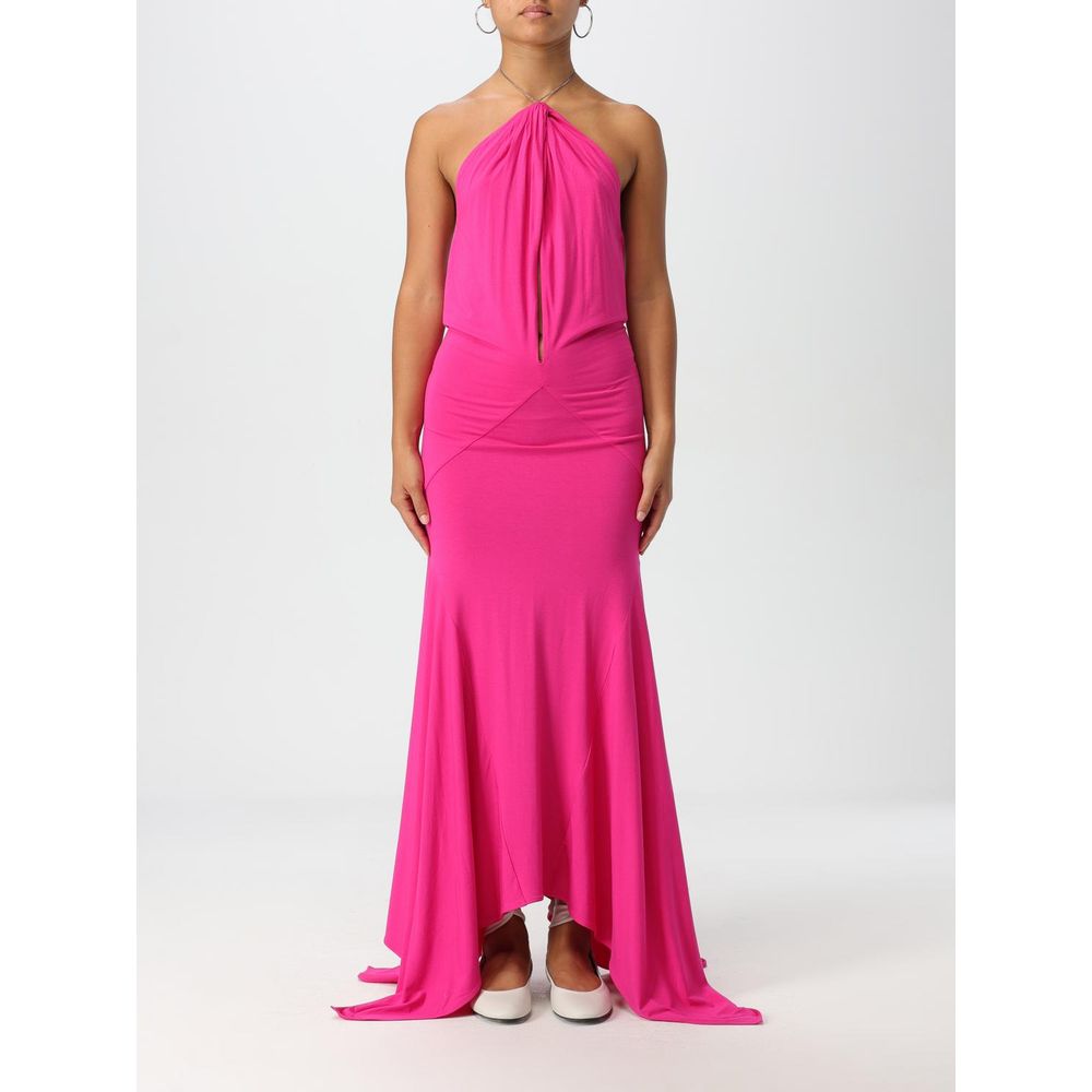 The Attico Fuchsia Jersey Cocktail Dress - Timeless Luxury Elegance