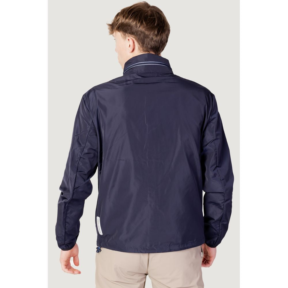 Armani Exchange Blue Shell Jacket - Designer Luxe Elegance