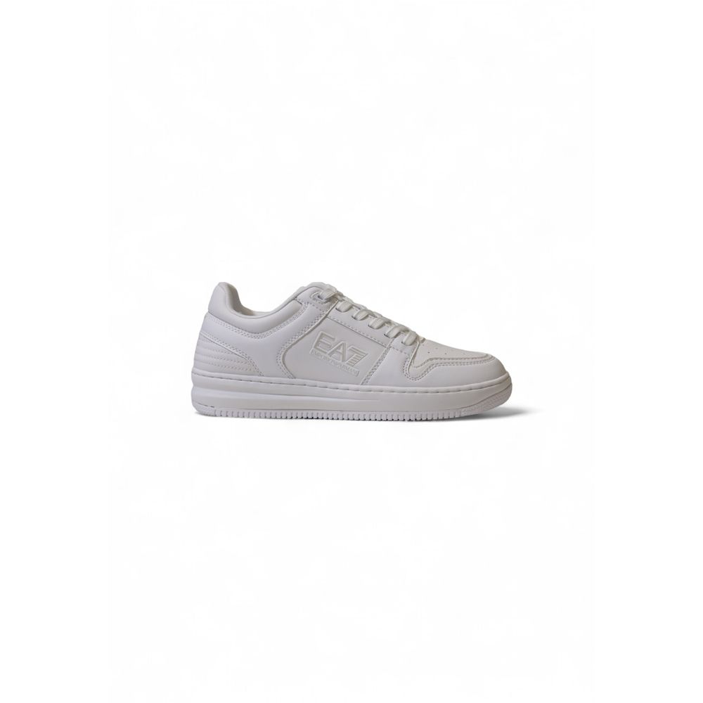 EA7 Emporio Armani White Athletic Sneakers - Luxurious Footwear