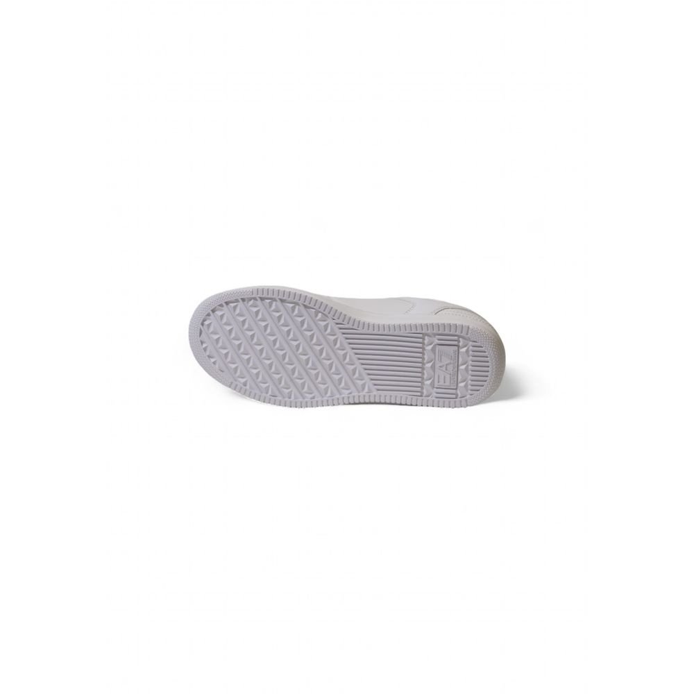 EA7 Emporio Armani White Athletic Sneakers - Luxurious Footwear