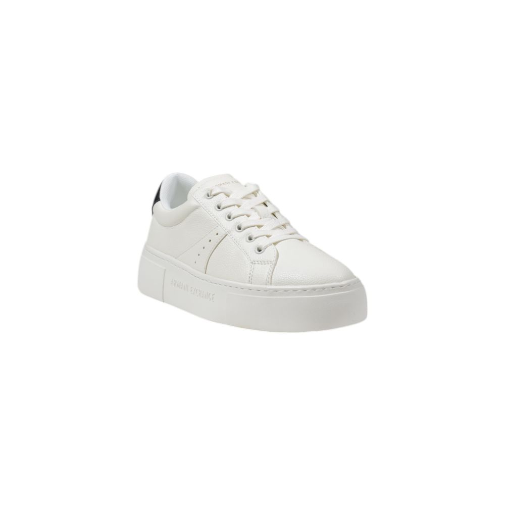 Elevate your style with Armani Exchange Black Polyester Chunky Sneakers, where exquisite craftsmanship meets luxurious comfort for the modern connoisseur.