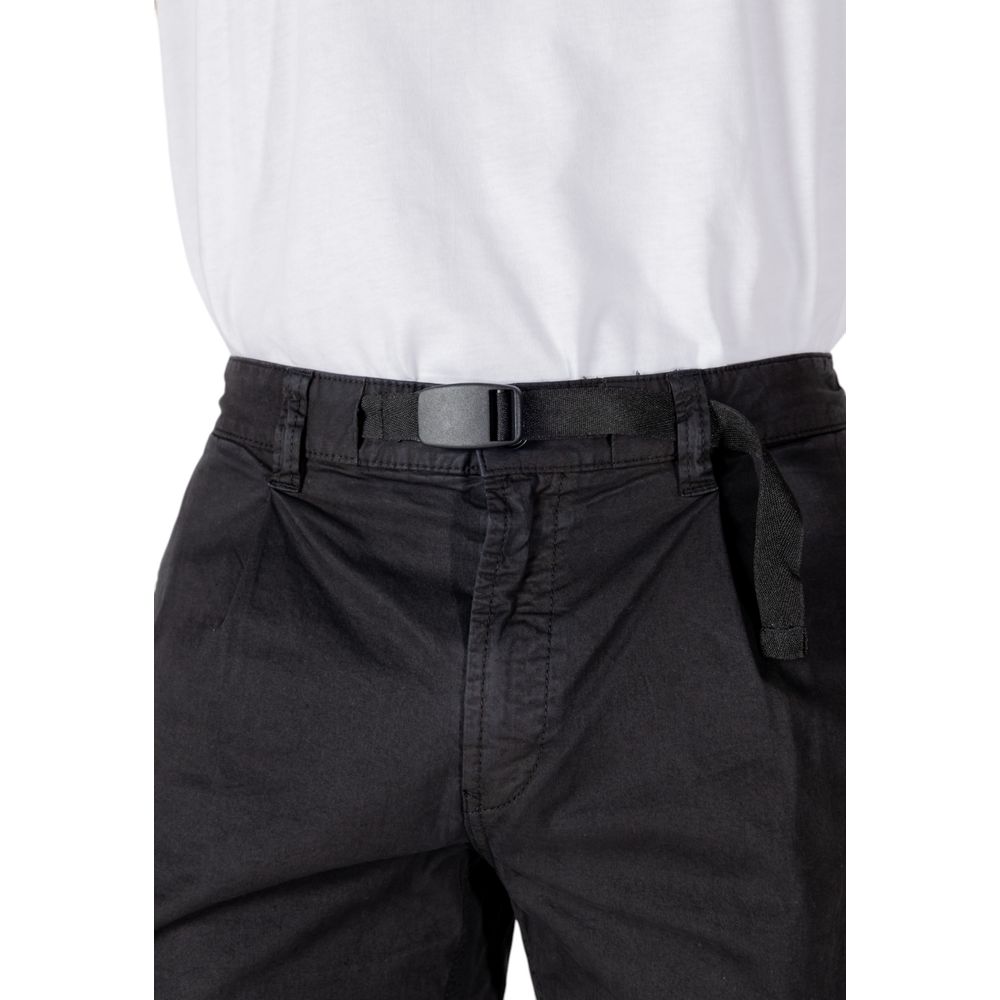 Hugo Boss Black Cotton Bermuda Shorts - Luxury Comfort Redefined