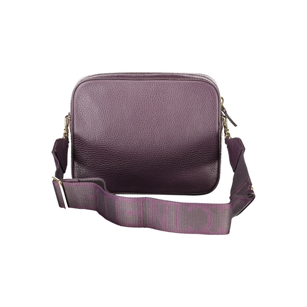 Discover the Coccinelle Purple Leather Mini Tebe Bag, a symbol of exquisite craftsmanship and vibrant elegance, perfect for elevating any sophisticated ensemble.