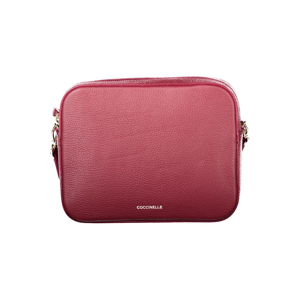 Coccinelle Red Leather Handbag - Artisanal Luxury Statement