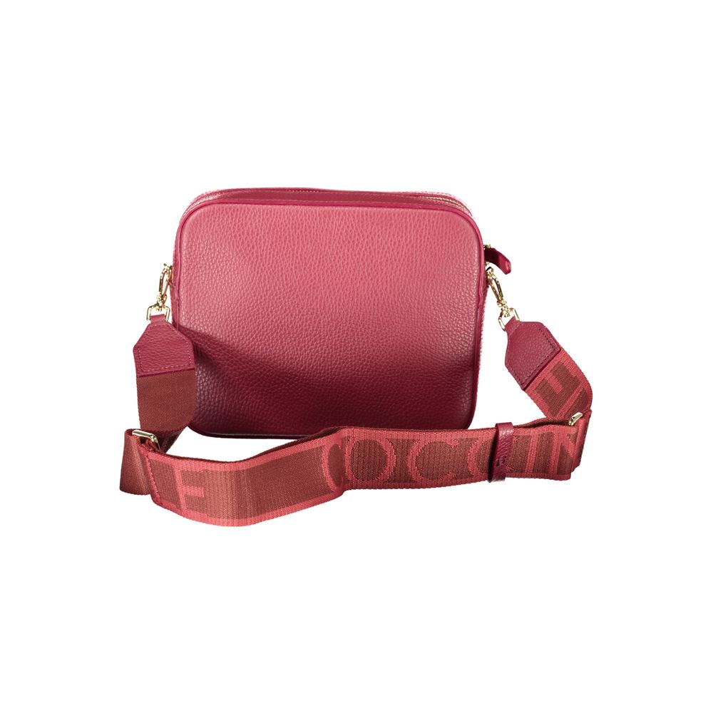Coccinelle Red Leather Handbag - Artisanal Luxury Statement