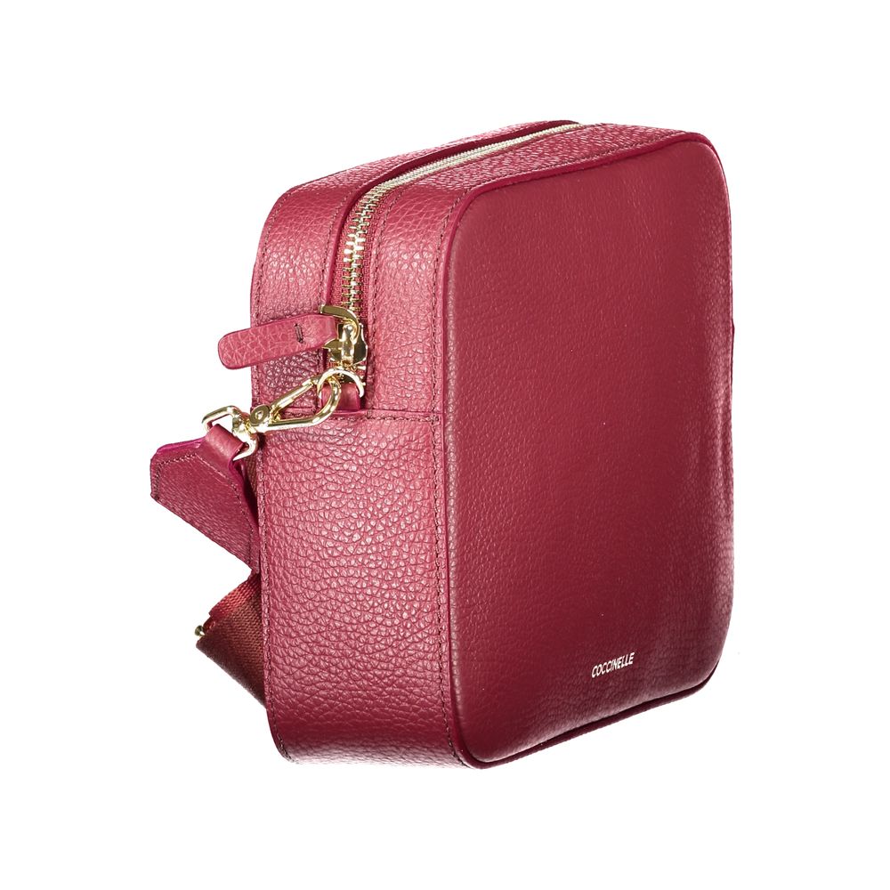 Coccinelle Red Leather Handbag - Artisanal Luxury Statement
