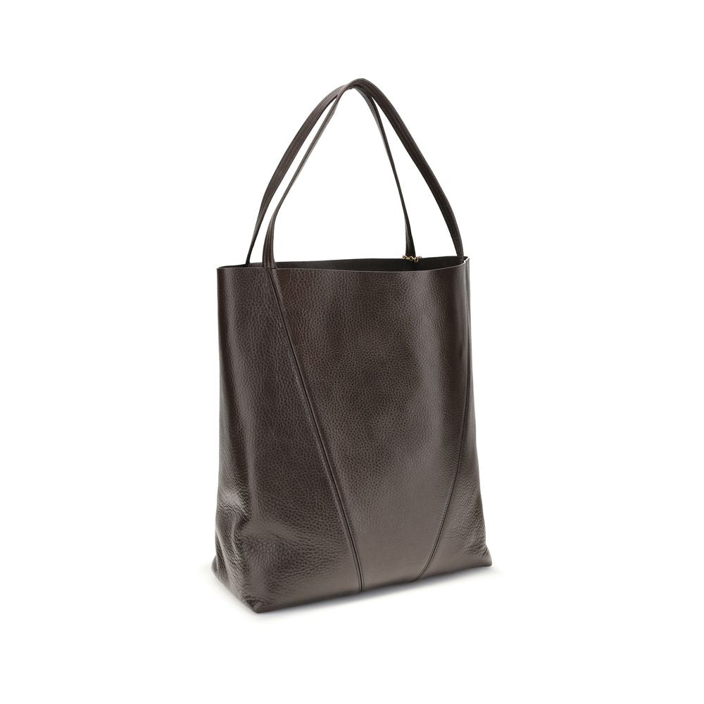 Chloé Brown Calf Leather Bos Taurus Shoulder Bag