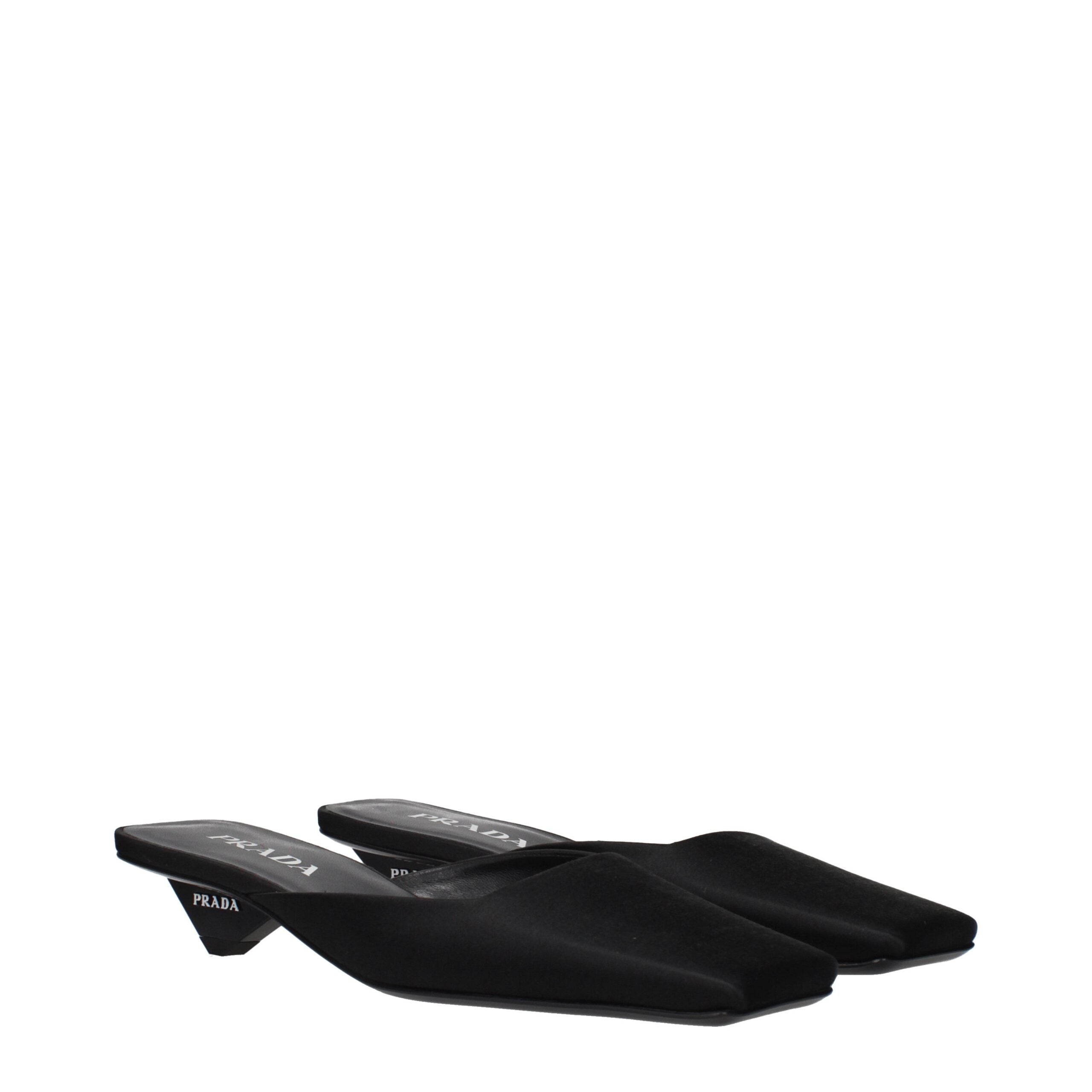 Discover the Prada Black Satin Flat Sandals, a masterpiece of haute couture craftsmanship, blending luxurious satin with timeless elegance for every sophisticated occasion.